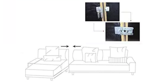 Phụ kiện nối kim loại Yanyang, bản lề nội thất, phụ kiện nhựa nối ghế <span class=keywords><strong>sofa</strong></span> bán chạy - Product Image 6