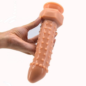 Free Packaging and 30% Discount Ergonomic Design Machinist <b>Dildo</b> with Beads - Product Image 2