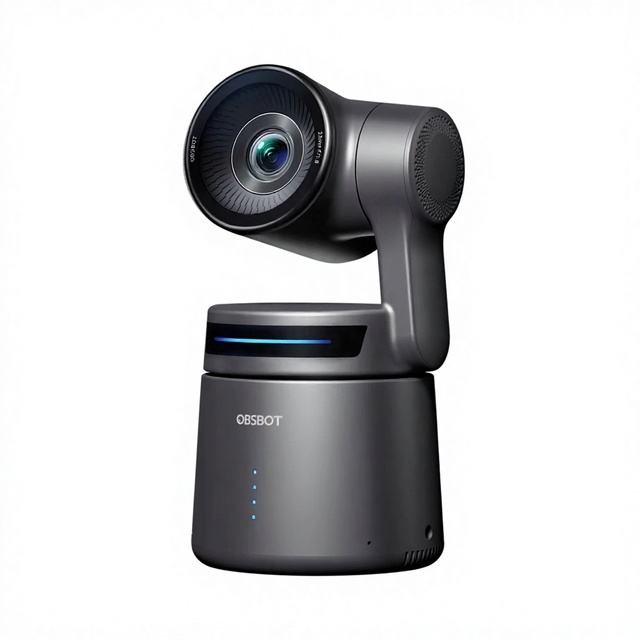 OBSBOT Tail Air AI-Powered 4K PTZ Camera NDI Activated Smart Tracking Video Streaming System for Studio Production