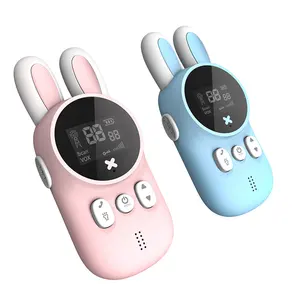 Walkie Talkie para niños, juguete de aventura al aire libre, Camping, linterna, 2 uds.