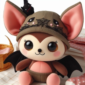 特注ぬいぐるみぬいぐるみぬいぐるみハロウィンOEM ODMメーカーバットドールカスタムぬいぐるみ - Product Image 3