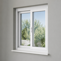 Ventanas Corredizas Personalizadas para Balcón, con Rotura de Puente Térmico, de Aluminio y Vidrio Templado, Horizontales, Resistentes a Huracanes