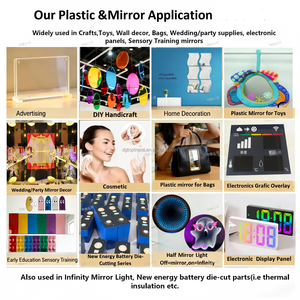 Espejo Infinito Decoración Navideña Luz <span class=keywords><strong>de</strong></span> Túnel 3D - Decoración <span class=keywords><strong>de</strong></span> Fiesta Acrílica Personalizable con Iluminación LED RGB - Product Image 4