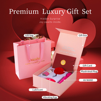 Cadeau de la Saint-Valentin de luxe Aiersha pour couple, cadeau romantique érotique pour amoureux, jouet sexuel pour adultes, vibromasseur AV, ensemble de 4 pièces