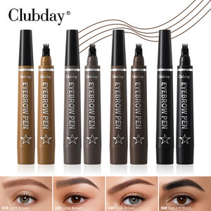 Clubday <span class=keywords><strong>4</strong></span> couleurs <span class=keywords><strong>crayon</strong></span> à <span class=keywords><strong>sourcils</strong></span> sauvage à quatre volets stylo à <span class=keywords><strong>sourcils</strong></span> fin professionnel étanche <span class=keywords><strong>crayon</strong></span> à <span class=keywords><strong>sourcils</strong></span> liquide longue durée - Product Image 2