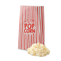 Sac d'emballage en papier kraft recyclable résistant à l'humidité, fond carré, logo personnalisé imprimé, pour farine, sucre, pizza, aliments pour bébés