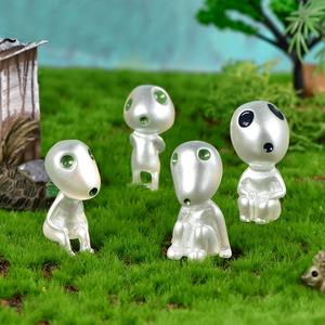 Micro paesaggio resina mini decorazione del giardino luce notturna elfo incandescente alien anime ornamenti in miniatura fai da te - Product Image 4