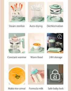 Steam Generator Sterilizer <b>Baby</b> <b>Bottle</b> <b>Warmer</b> Grownsy 8-in-1 Fast <b>Baby</b> Milk <b>Warmer</b> Quark Milk <b>Warmer</b> - Product Image 5