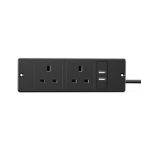 Multiprise encastrée pour meuble, prise de courant pour table, bureau, avec USB-C ports USB-A pour bureau à domicile