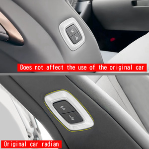 2023 + RHD <span class=keywords><strong>ALPHARD</strong></span> VELLFIRE 40กรอบกระดุมที่นั่งคู่คนขับสแตนเลสอุปกรณ์ตกแต่งภายในสำหรับ<span class=keywords><strong>รถ</strong></span>ยนต์ - Product Image 3