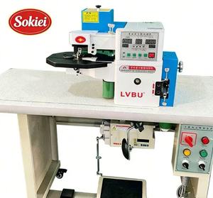 Machine à coudre industrielle Sokiei 653 pour collage automatique à chaud et pliage de semelles latérales de chaussures, 800 paires/8 heures - Product Image 2