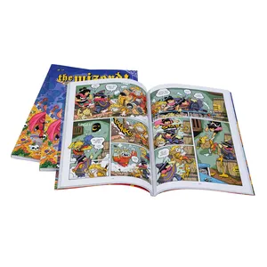 Quadrinho de comic livro personalizado, cor completa, alta qualidade, estampa de livro, manga, adulto, comic, softcapa, livro, papel, offset, impressão