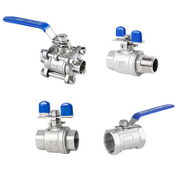 SS316 Válvula de bola roscada de servicio pesado 2PC Diseño de puerto completo 1000WOG 200 ℃ Manija de palanca manual de alta temperatura API 6D Agua certificada OEM