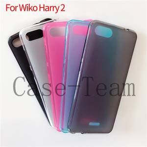 Fabricant de gros étuis en TPU mat souple givré couverture arrière étui de téléphone portable en silicone pour Wiko <span class=keywords><strong>Harry</strong></span> 2 noir - Product Image 3