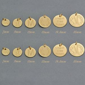 Avrupa Amerikan Paslanmaz Çelik Gülümseme Güneş Ay Aksesuarları Metal El Sanatları Retro DIY Kolye Hediyelik - Product Image 5