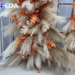 ดอกไม้แห้ง LEDA และพืชประดับ ดอกแพมพัส หญ้าประดับตกแต่งกระจก ตกแต่งร้านเสริมสวย ตกแต่งงานแต่งงาน จัดดอกแพมพัสสำหรับร้านเสริมสวย - Product Image 2