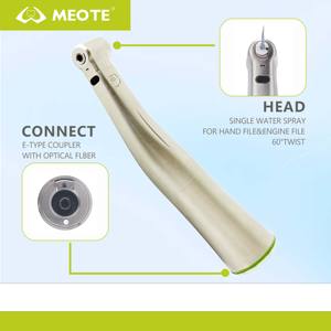 Pieza de Mano Dental de Baja Velocidad con Ángulo Contrario 10:1, Fibra Óptica, Pulverización Interna de Agua, Modelo X35L con Anillo Verde, Instrumento de Odontología - Product Image 4