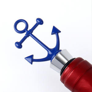 Tapón de Vino de Aleación de Zinc con Sellado al Vacío, Ancla Náutica para Bodas, Logotipo Personalizado, Fácil de Usar, Regalo, Vertedor, Dropshipping - Product Image 3