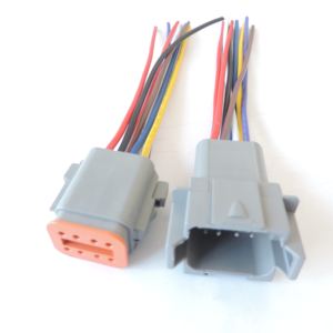 Deutsch Dt <span class=keywords><strong>2</strong></span> 3 4 6 8 12 Pins Waterdichte Auto Elektrische Draad Connector Set Auto Kabelboom - Product Image 6