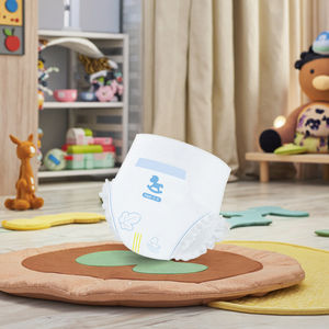 Pantalon d'entraînement ultra-mince en coton super absorbant de <span class=keywords><strong>taille</strong></span> XXXL Couches tractées biodégradables pour bébé Japan Core Imprimé Design gratuit - Product Image 1