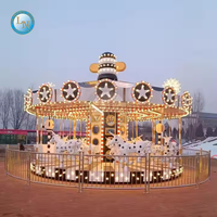 Chine pas cher carnaval manèges jeu amusant juste parc d'attractions manèges manège attraction mini enfants carrousel joyeux aller rond à vendre