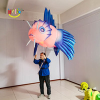 LED Fish Parade Costume Gonflable Poisson Mascotte Kostuum