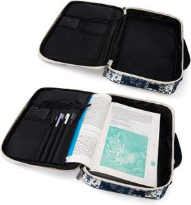 Échantillon gratuit Source Factory Housse de Bible pour femme à 2 compartiments, grand étui pour Bible avec sac de transport pour Bible - Product Image 3