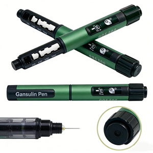 Stylo à insuline Gansulin de qualité médicale, dispositif d'injection manuelle compatible avec les types R N 30 40 50 - Product Image 4