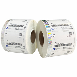 Cầu Vồng Phim <span class=keywords><strong>Laser</strong></span> Holographic Dính Nhãn Tùy Chỉnh Ba Chiều <span class=keywords><strong>3D</strong></span> Bảo Hành Sticker Logo Nhãn Cuộn Bao Bì - Product Image 5