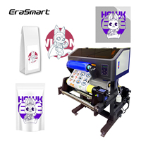 Penghapusan Mart terbaik Label stiker DTF UV A3 mesin cetak membuat stiker vinil kustom, Label kualitas tinggi