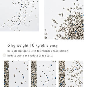 Vente chaude Chine 100% sodium naturel aggloméré rapide boule de sable granule bentonite <span class=keywords><strong>litière</strong></span> pour chat - Product Image 6