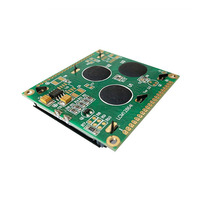 Layar Biru STN 2 Inci 54X50mm Berkualitas Tinggi Modul LCD 5V Kelas Industri Dot Matrix COB 12864D