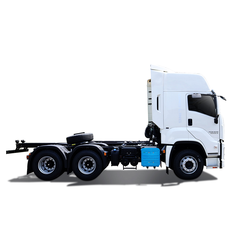 新型520hpいすゞ大型トラック6x4トラクターヘッド10ホイール