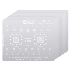 Amaoe Outil de réparation de <span class=keywords><strong>carte</strong></span> mère 0.12mm CPU IC SSD BGA Reballing Stencil Planting Steel Tin Mesh pour 5/<span class=keywords><strong>5C</strong></span>/5S A6/A7 - Product Image 2