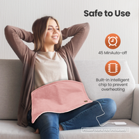 Coussin chauffant électrique à température réglable pour chauffeurs, personnel de bureau, soulagement des douleurs corporelles, maison, véhicule, repos