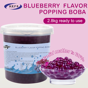 2025 OEM Blueberry Grape Lychee Aromatisierte zuckerfreie Gelee Boba Small Bubble Popping Tee mit Perlen in Box Bag Flasche verpackt - Product Image 5