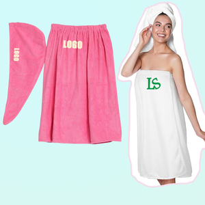 Toalla de Baño Exfoliante para SPA, Tipo Vestido/Falda, <span class=keywords><strong>Gran</strong></span> Absorción de Agua, Microfibra, para Salón de Belleza, Masajes y Cuidado de la Piel para Mujeres - Product Image 1