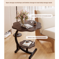 Table basse miniature en bois moderne, durable et personnalisable, table d'appoint convertible pour petits appartements, chambres et salons