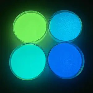 Long Afterglow Blue-green Glow In The Dark Powder Glow In Dark Pigment per inchiostri da stampa e vernice neon pigment powder