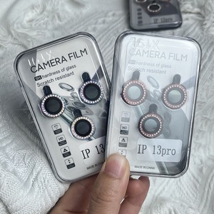 Di lusso di fabbrica strass di protezione per obiettivo della <span class=keywords><strong>fotocamera</strong></span> <span class=keywords><strong>vetro</strong></span> temperato per <span class=keywords><strong>iPhone</strong></span> 11 12 <span class=keywords><strong>13</strong></span> Pro Max 14 Plus protezione per la lente posteriore - Product Image 1