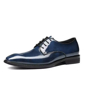 Chaussures Oxford pour hommes britanniques, en cuir véritable imperméable, à bout fermé, faites à la main, pour mariage, formelles, décontractées, antidérapantes - Product Image 6