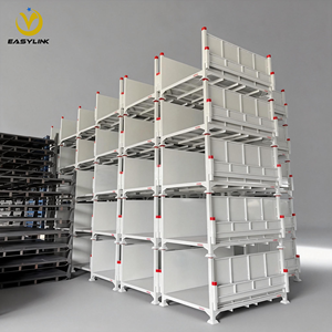 YiLian - Scaffali di Stoccaggio in Acciaio Personalizzati, Impilabili, Pieghevoli e Smontabili - per Pneumatici, Acciaio e Altri Carichi Pesanti - Product Image 3