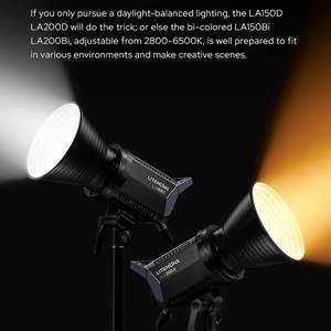 Godox LA200D-luz diurna para vídeo CRI 96 + TLCI 97 + FX, efectos, compatible con aplicación de luz Godox para <span class=keywords><strong>YouTube</strong></span>, Streamers en vivo - Product Image 3