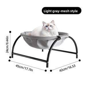 Cama para gatos de tela líder en el mercado, acogedora, transpirable, ecológica y lavable, cama portátil para el hogar para gatos - Product Image 5