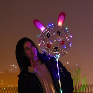 Suministros para fiestas Globo Bobo LED transparente Cumpleaños Boda Navidad Globos de fiesta iluminados Decoración de cumpleaños Globo LED - Product Image 5