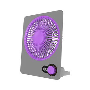 1800MAh Siêu Mỏng Vuông <span class=keywords><strong>USB</strong></span> Có Thể Sạc Lại Mini Máy Tính Để Bàn <span class=keywords><strong>Fan</strong></span> Núi Tường Quạt Bàn Di Động - Product Image 2