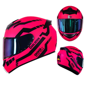Nuevo casco <span class=keywords><strong>de</strong></span> motocicleta con certificación DOT <span class=keywords><strong>de</strong></span> seguridad, casco <span class=keywords><strong>de</strong></span> <span class=keywords><strong>moto</strong></span> <span class=keywords><strong>de</strong></span> cara completa con visera colorida HD doble, Casco <span class=keywords><strong>de</strong></span> Motocross - Product Image 5