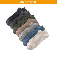 Chaussettes Mocassins pour Hommes Chaussettes pour Hommes de Haute Qualité Chaussettes Anti-Faute de Couleur Invisible Hommes No Show