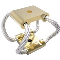 Amortisseurs de vibrations pour câbles métalliques en acier inoxydable/aluminium GR5-38D-A, contrôle du bruit et des vibrations, certifiés ISO9001:2015