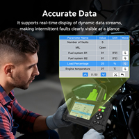 Herramienta de Diagnóstico para Motocicletas JDiag M208, Multi-idioma, Probador de Batería de 12V, Escáner para Motocicletas, Pantalla LCD 5.0, Conectividad Inalámbrica